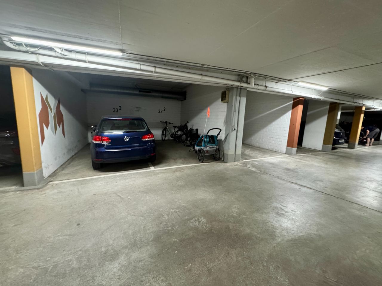 PKW Platz in der Tiefgarage