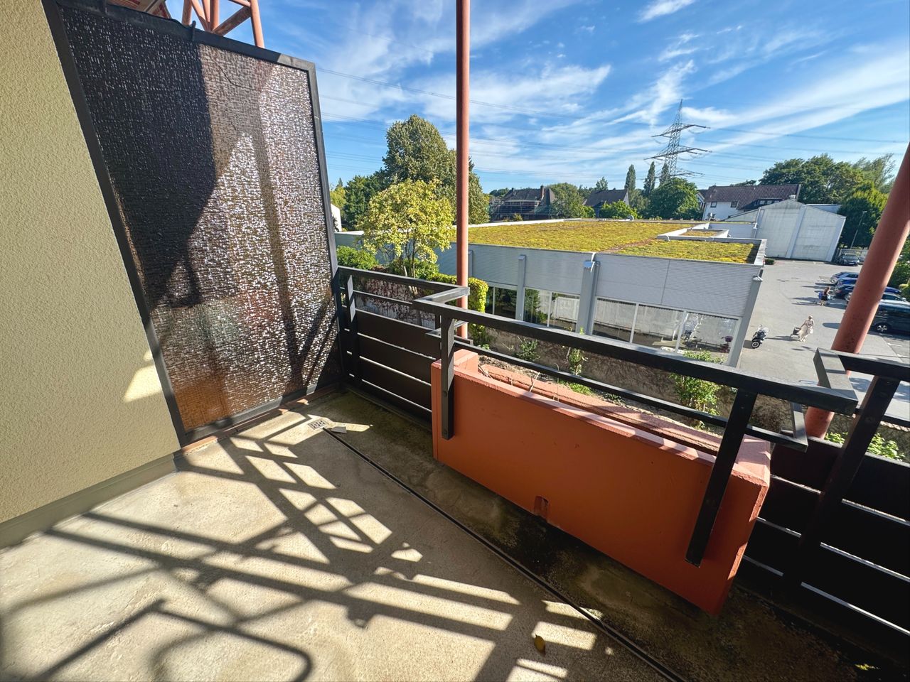 überdachter Balkon