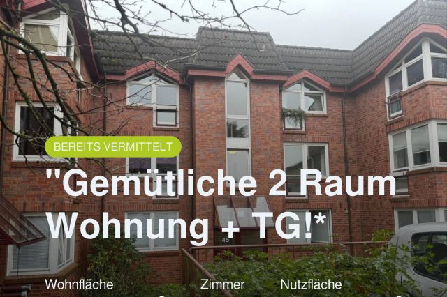 Nicht mehr verfügbar: „Gemütliche 2 Raum Wohnung + TG!*