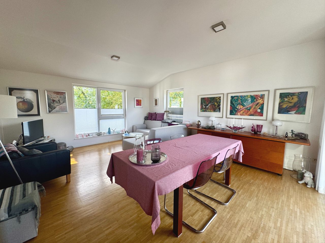 Essbereich im Wohnraum