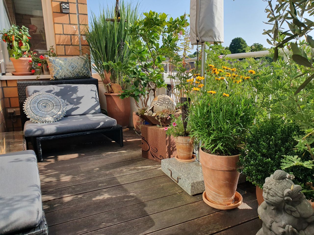 Balkon Idylle (Sommer)