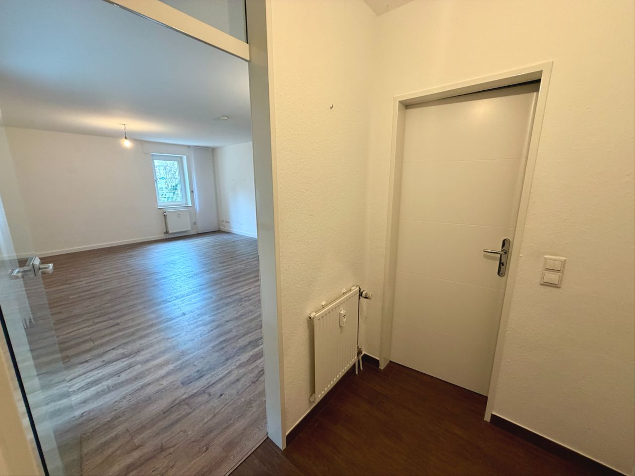 Glastüre zum Wohnraum